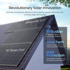 200W ShadowFlux Anti-Shading N-Type Solar Panel