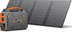 Solar Powered Generator 200W Peak/100W Rated, Portable Solar Generator Power Sta