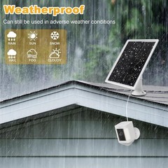 High-Efficiency Waterproof Solar Charger for Ring Cameras