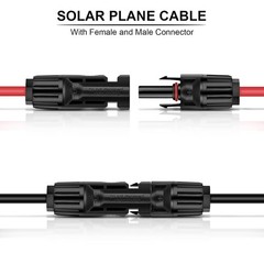 1Ft 10 Gauge Wire Solar To O Ring Cable Solar Panel Adapter Kit Cable Connetor