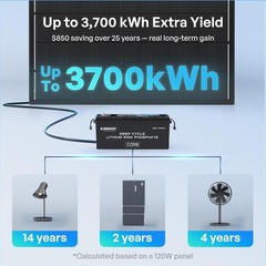 Solar Panels N-Type Anti-Shading Panels 12V/24V Systems Aluminum
