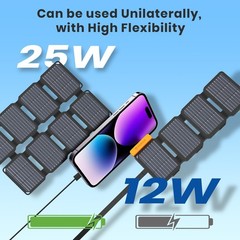 FlexSolar 25W Solar Panel Charger