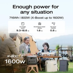 EF ECOFLOW Portable Power Station RIVER 2 Pro 700, 716Wh LiFePO4 Battery/70 M…