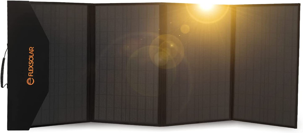 120W Portable Foldable Solar Panel Kit with 20A Charger Controller, 3 USB QC3.0