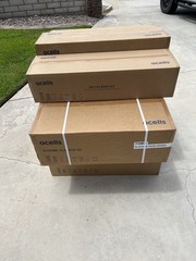 Q Cell Solar Inverter And Battery Back Up System w/ 3 – 5kw batteries