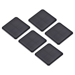 5Pcs 2V 0.32W 160mA Mini Polycrystalline Solar Panel 2×2″/50x50mm