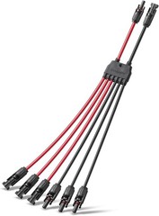 Solar Parallel Connectors for 2-3 Solar Panels, 2 to 6 Y Branch 10AWG Ad