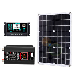 6000W 100A 220V Solar Panel Kit Complete Solar Power Generator Home Grid Syste