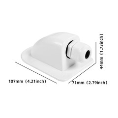 Solar Junction Box Dual Cable Entry Gland for Solar Project on Car RV Caravan Bo