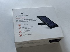 Ring Spotlight Cam Compatible Solar Panel for Ring Plus Pro Battery Replacement