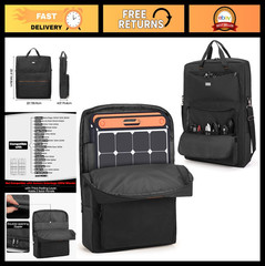 Solar Panel Storage Bag for Jackery 100W | Padded Travel Case, Double-Layer Carr