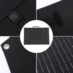 200W Foldable Solar Panel Charger Waterproof Portable Outdoor Fast Charging Bag