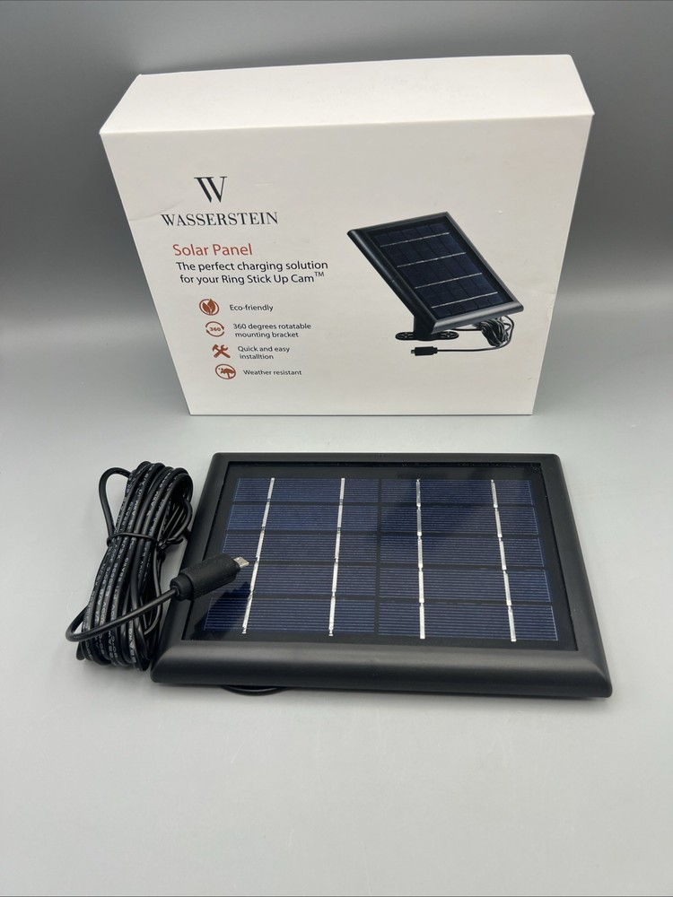 Wasserstein Solar Panel Ring Stick Up Cam