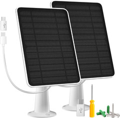 Solar Panel Charger Compatible with Arlo Essential 2K Outdoor(2Nd Gen)/Essential