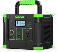 Portable Power Station 300W, 230Wh LiFePO4 LFP Battery, 1.5hrs Fast Charging,…