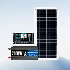 6000W-Complete Solar Panel Kit Solar Power Generator 100A Home 110V/220V SystRB