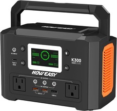 222Wh Portable Solar Generator 300W AC USB-C