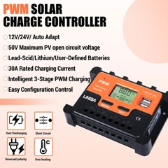 Real 100W 12V Flexible Solar Panel Controller Kit forRV Camping Off-Grid Rooftop