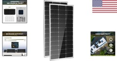 Versatile Waterproof 100W Solar Panels – Easy Installation for All Outdoor Needs