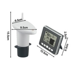 Efficient water tank level gauge with accurate indoor temperature monitoring