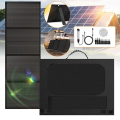 250W Mono Solar Panel 18V Foldable Solar Charger Power Bank for Power Station RV