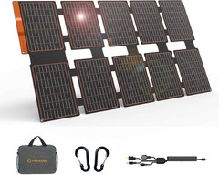 100W Portable Solar Panels Chargers W/ PD3.0 USB-C,QC3.0 USB-A & DC Outputs