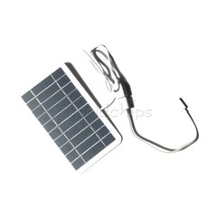 5V 2W Solar Panel Output USB Outdoor Portable Solar System Mobile Phone Charger
