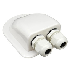 Waterproof ABS Junction Box Solar Panel Roof Sealing Pipe Split Type Double Cabl