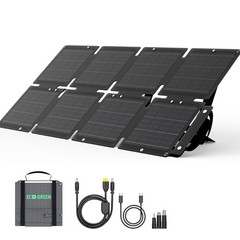 Portable Solar Panel Monocrystalline 24.8% High Efficiency Foldable Solar 60W