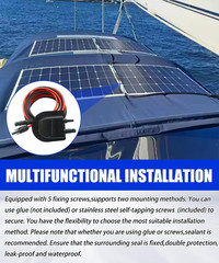 10Ft Solar Cable Entry Gland with 10AWG Solar Extension Cable | MC4 Connectors f