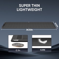 300W Watt Flexible Solar Panel Portable Mono RV Camping Battery Charge Boat 12V