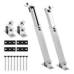 Solar Panel Tilt Mount Brackets Boat RV Roof Wall Flat Surface Adjustable Stand