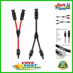 Y-Branch Solar Connector 10AWG – Parallel Adapter with Protection Rating