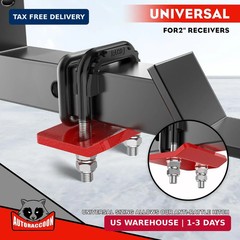 AUTORACCOON Hitch Tightener Anti-Rattle Clamp – Heavy Duty Hitch Stabilizer for