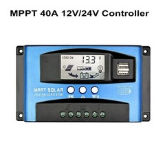 Auto Tracking For MPPT Solar Controller 12/24V with User Friendly LCD Display