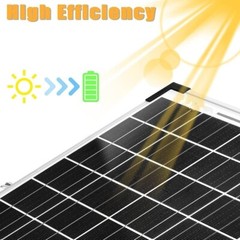 Kit de panel solar con cargador de goteo y soporte de montaje ajustable US NUEVO