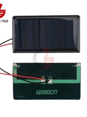 5Pcs 1.5/2/3/5V 60/120/130/150mA Solar Cell Panel Module DIY Solar Panel w/Wire