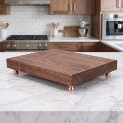 4pcs Round Copper Support Feet for Furniture and Appliance, Screw In Metal Feet