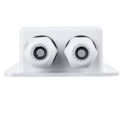 2Pcs Double Wire Cable Entry Gland Box Roof Solar Panel Junction Box RV Caravan