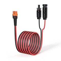 10FT 12AWG Solar Connector to XT60i Adapter Cable for Portable Power Station