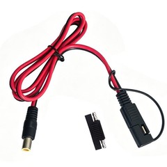 Replacement Photovoltaic input cable with DC7909 male tip and dust cover 14AWG