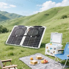 1200W 2-Panel Solar Kit – 100A Controller +Y-Cable Balcony/RV