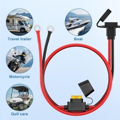 12AWG SAE Power Socket Sidewall Port to O Ring,SAE Connector Extension Cable …