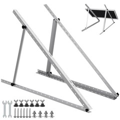 1 Sets 45inch Adjustable Solar Panel Tilt Mount Brackets With Foldable Tilt Legs