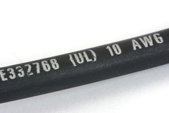 10 AWG USA Made Bare Copper Solar PV Wire, 6 Ft Black + Red, Copper Wire Gauge