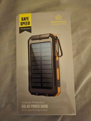 6 (Six) Portable Solar Chargers 100 Watt-Hours With USB Chargers