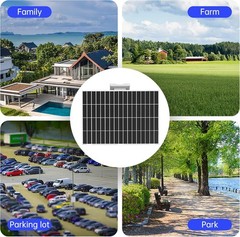 Panel 20W Built in 26000mAh Battery IP65 Waterproof USB C SECUPOE Solar