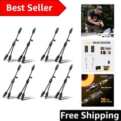 4-Pair Waterproof Solar Y Branch Connectors for Efficient Panel Connection