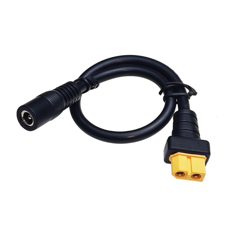 12AWG DC5525 Female to XT60 Female Power Adapter Cable for Model Aircraft