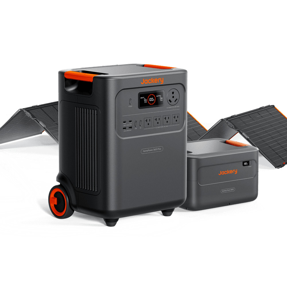 Jackery HomePower 3600 Plus 7.2kWh + SolarSaga 500 X + Battery Pack 3600